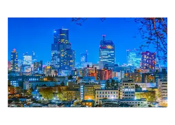 仙台の街並み。