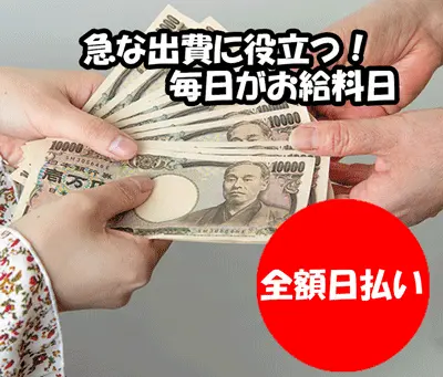 完全日払いです